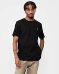 Ps Paul Smith Mens Regular Fit Short Sleeve Zebra Logo T-Shirt - Black Cotton - Size Large