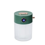 WENDUPPV Dual Spray Humidifier Home Office Car Silent Large Capacity Usb Rechargeable Mini Sprayer, Portable Mini Humidifier Automatically Shut Off Air Humidifier (Color : Green)