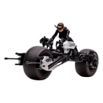 Batman DC Multiverse Catwoman avec Batpod The Dark Knight Rises 7 pouces McFa...