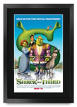 HWC Trading FR A3 Shrek 3 the Third Gifts Printed Poster Signed Autograph Picture for Movie Memorabilia Fans - A3 Framed