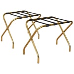 Folding Metal Luggage Racks Pack of 2