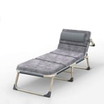 A/N Chaise Longue Pliante, Pont réglable 4 Position Pause déjeuner commodité Soleil Chaise Longue, Cour Camping Balcon Chaise,3