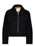 GANT Boucle Zip Jacket Svart