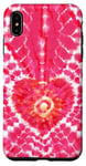 Coque pour iPhone XS Max Style Tie Dye Rose Amour Méditation Zen Motif Cœur Boho