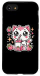 iPhone SE (2020) / 7 / 8 Funny Cat Kawaii Strawberry Milk Cartoon Anime For Women Case