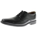 Clarks Men's Tilden Walk Oxfords Shoes, Black Black Leather, 11 UK Wide