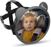 APRAMO Baby Car Mirror with Ears for Back Seat Adjustable Baby Rear View Car and