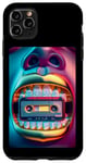 Coque pour iPhone 11 Pro Max Cassette Tape Mixtape 80s 90s Diamond Grillz Hipphop Art rap