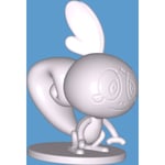 MakeIT Size: Xl, High Poly "sobble" Pokémon Collection, Collect All Multifärg Xl