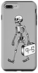 Coque pour iPhone 7 Plus/8 Plus Squelette Walking Dead Blackwork Tattoo Flash