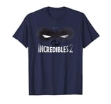 Disney Pixar The Incredibles 2 Faded Vintage Hero Mask Logo T-Shirt