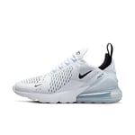 Nike Femme W Air Max 270 Sneaker, Blanc (White/Black/White 100), 42.5 EU