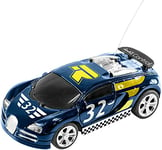 Revell Control 23561 Mini Remote Control Car Racing Car Blue, With 27 MHz Control, In a Can Container, Includes Traffic Cones, 8cm in length