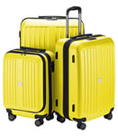 HAUPTSTADTKOFFER - X-Berg - Set de 3 Valises Bagages rigides de ABS (S, M, L) 258 L, Jaune