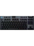 Logitech G915 X LIGHTSPEED - Tactile - 80 % (TKL) - Gaming Tastatur - Tysk - Sort