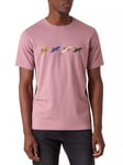 PS Paul Smith Organic Cotton Regular Fit Short Sleeve Logo T-Shirt, Pink