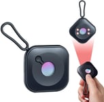 Detecteurs De Camera Cachee,Mini Camera Anti-Espion Avec 2 Modes,Rayon Infrarouge,Scanner De Signal Rf,Detecteur Camera Et Micro Espion Pour Bureau,Hôtel,Salle De Bain(Noir)