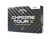 Callaway Golf Chrome Tour X Premium Golf Ball 2024, White