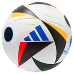 adidas Fotball FUSSBALLLIEBE Competition EURO 2024 - Hvit/Sort/Blå, størrelse Ball SZ. 4