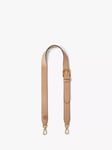 Mulberry Micro Classic Grain Leather Debossed Logo Bag Strap