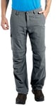 maier sports Pantalon Convertible zippé pour Homme, 100% PA en 12 Tailles, Pantalon Fonctionnel, d'extérieur, de randonnée, à Zip, séchage Rapide L/XL Graphite