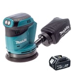 Makita DBO180Z 18V Li-ion Cordless Random Orbit Sander With 1 x 5.0Ah Battery