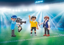 Playmobil ® 9825 Journalistes et joueur de foot - TV interview - Sport neuf  new