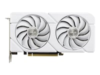 ASUS Dual -RTX4070S-O12G-EVO-WHITE, GeForce RTX 4070 SUPER, 12 GB, GDDR6X, 192 bit, 7680 x 4320 pixlar, PCI Express 4.0