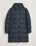 RAINS Alta Long Puffer Parka Navy