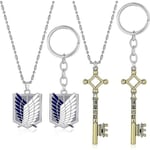 Attack on Titan Halsband för Män, Kvinnor, Pojkar och Flickor - AOT Anime Halsband [GGL]