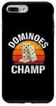 iPhone 7 Plus/8 Plus Dominoes Funny Board Game Lover Lucky Domino Player Vintage Case