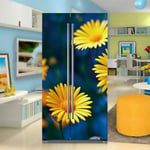 Two-door Fridge Sticker Large Self Adhesive Decals Durable Vinyl Wall Door Cover