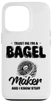 Coque pour iPhone 13 Pro Croyez-moi, je fabrique des bagels et je sais tout