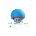 Enceinte Champignon Bluetooth pour XIAOMI Redmi Note 6A Smartphone Ventouse Haut-Parleur Micro Mini - BLEU