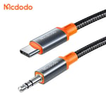 Mcdodo AUX Audio Cable USB C to 3.5mm Male Adapter for iPad Pro Air. 1.2m