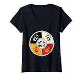 Womens Medicine Wheel Native American spiritual animals MMIW V-Neck T-Shirt