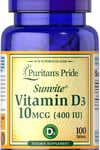 Puritan's Pride - Vitamin D3 400IU