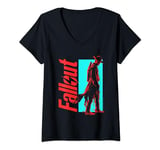 Womens Fallout TV Series Character The Ghoul Boxed Shadow V-Neck T-Shirt