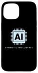 Coque pour iPhone 15 Technologie de puce informatique intelligence artificielle IA