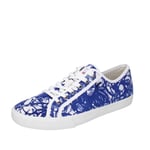 Chaussures Homme GEOX 39 EU Sneakers Bleu Tissu Blanc BE666-39