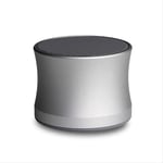Wireless Bluetooth Audio, Cell Phone Subwoofer, Outdoor, Portable, Small Speakers, Small Steel Gun, Loud, Audio Silver