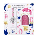 Roger & Gallet - Coffret Rose Eau Parfumée Bienfaisante 100ml & Bougie Parfumée