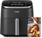 COSORI Air Fryer Turboblaze, 6L Compact Design, 9 Functions with 5 Auto Fan Spee