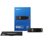 Samsung 990 Evo PLUS 4TB PCIe 4.0 / 5.0 Hybrid NVMe SSD M.2 2280 - MZ-V9S4T0BW Read 7250MB/s, Write 6300MB/s