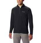 Columbia Men's Klamath Range Ii Half Zip Hiking Shirt, Black, L