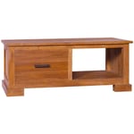 Design In - Meuble TV,Banc tv Moderne,Meuble de Rangement 90x50x37 cm Bois de teck massif CFW307196