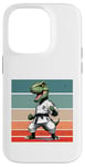 Coque pour iPhone 14 Pro T.Rex Karate Gi Ceintures noires Force de position puissante