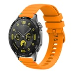 Huawei Watch GT 4 46mm Klokkerem i silikon - Oransje