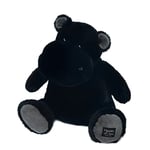 Histoire d'Ours - Peluche Hippopotame - Hip'Star - Noir - 40 Cm - Grande Peluche Douce et Chic pour les Calins - Idée Cadeau de Naissance et Anniversaire pour Fille et Garçon - L'HIPPO - HO3106