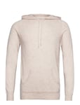 Davida Cashmere Man Front Pocket Hoodie Beige